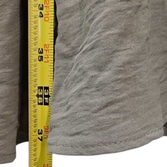 DKNY Sleeveless Belted Shirtdress Flared Vacation Office Summer Olive‎ Green - Picture 9 of 12